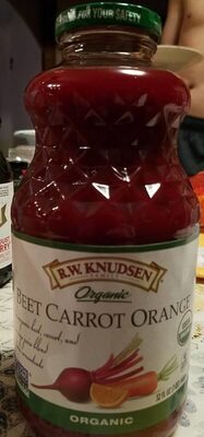 Beet Carrot Orange Organic Juice Blend, Beet Carrot Orange