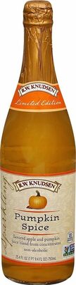 Pumpkin Spice Flavored Sparkling Apple & Pumpkin Juice Blend From Concentrates, Pumpkin Spice