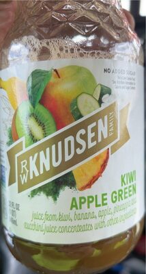 Kiwi Apple Green Kiwi, Banana, Apple, Pineapple And Zucchini Juice, Kiwi Apple Green