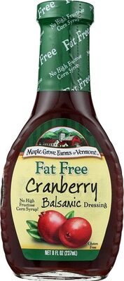Maple Grove Farms Of Vermont, Balsamic Dressing, Cranberry, Cranberry
