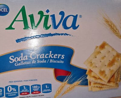 Bocel Aviva Soda Crackers, 1.06 Oz, 9 Count