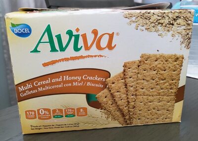 Multi Cereal And Honey Crackers, Honey