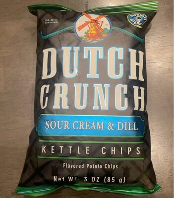 Sour Cream & Dill Flavored Kettle Potato Chips, Sour Cream & Dill