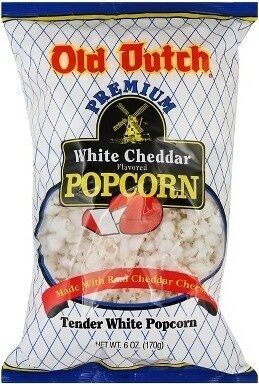 White Cheddar Flavored Tender White Popcorn, White Cheddar