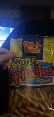 Butter Flavored Spindles Pretzels, Butter