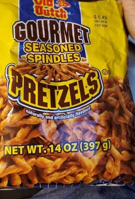 Gourmet Seasoned Spindles Pretzels, Gourmet Seasoned