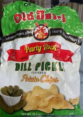Dill Pickle Flavored Potato Chips, Dill Pickle