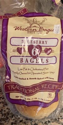 Blueberry Sliced Bagels, Blueberry