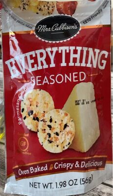 Everything Seasoned Parmesan Crisps, Everything Seasoned Parmesan