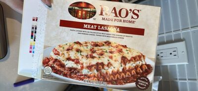Meat Lasagna Pasta Layered With Ricotta, Mozzarella, Beef, Sausage & Marinara Sauce, Meat Lasagna