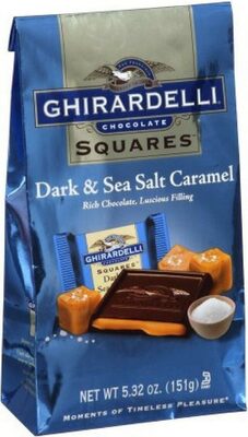 Ghirardelli Chocolate, Squares, Dark & Sea Salt Caramel Chocolate