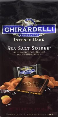 Intense Dark Sea Salt Almond Dark Chocolate, Intense Dark Sea Salt Almond
