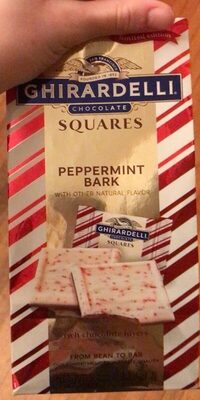 Peppermint Bark Flavor Squares, Peppermint Bark