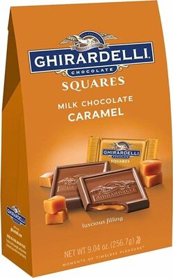 Milk Chocolate Caramel Squares, Milk Chocolate Caramel