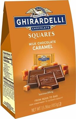 Milk Chocolate Caramel Squares, Milk Chocolate Caramel