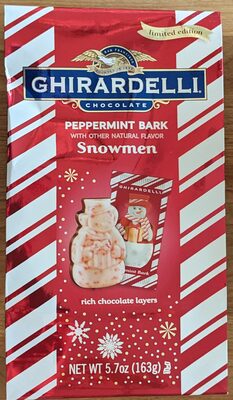 Snowmen Peppermint Bark
