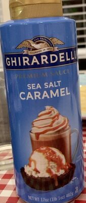 Sea Salt Caramel Chocolate Premium Sauce, Sea Salt Caramel