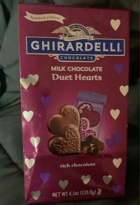 Milk Chocolate Duet Hearts, Milk Chocolate