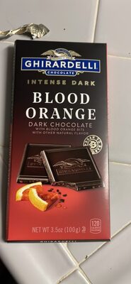Intense Dark Blood Orange Dark Chocolate, Intense Dark Blood Orange
