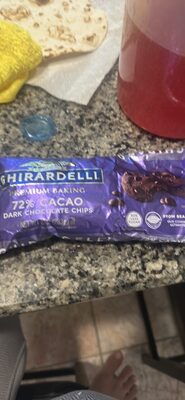 Dark 72% Cacao Chocolate Chips, Dark