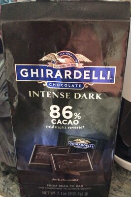 Intense Dark 86% Cacao Dark Chocolate, Intense Dark 86% Cacao