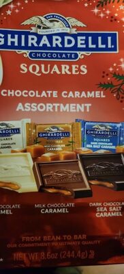 Caramel Assortment Squares Chocolate, Caramel