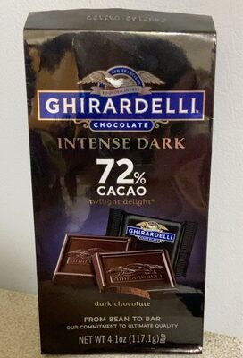 Intense Dark 72% Cacao Dark Chocolate, Intense Dark 72% Cacao