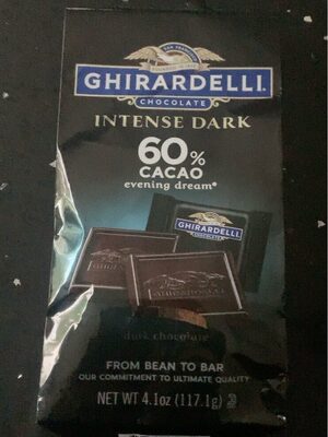 Intense Dark 60% Cacao Dark Chocolate, Intense Dark 60% Cacao