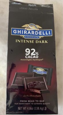 Intense Dark 92% Cacao Dark Chocolate, Intense Dark