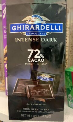 Intense Dark 72% Cacao Dark Chocolate, Intense Dark