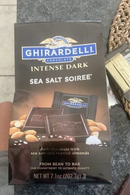 Intense Dark Sea Salt Almond Dark Chocolate, Intense Dark Sea Salt Almond