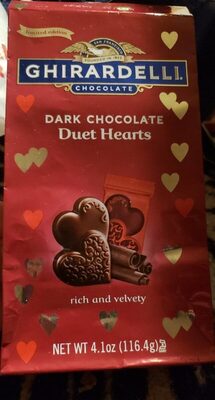 Dark Chocolate Duet Hearts, Dark Chocolate