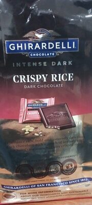 Crispy Rice Intense Dark Chocolate, Crispy Rice
