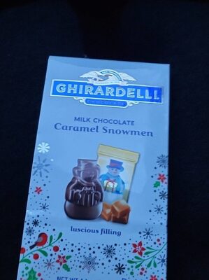Milk Chocolate Caramel Snowmen Luscious Filling, Milk Chocolate Caramel