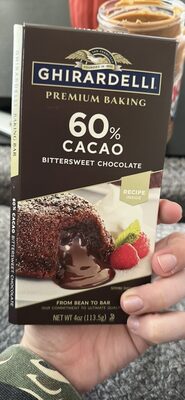 60% Cacao Bittersweet Chocolate Premium Baking Bar, Bittersweet Chocolate