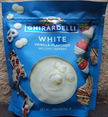 White Vanilla Flavored Melting Wafers, White Vanilla