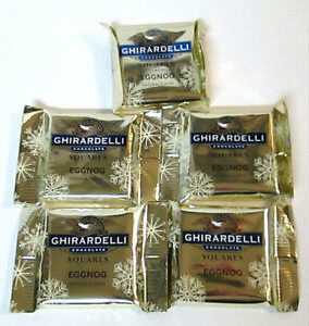 Ghirardelli Chocolate, Squares Chocolates, Eggnog, Eggnog