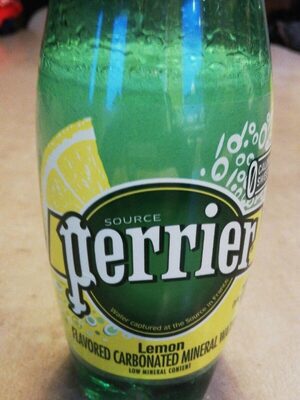 Lemon Flavored Carbonated Mineral Water, Lemon