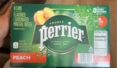 DISCO Perrier Peach Tray + Film Can 8x330ml