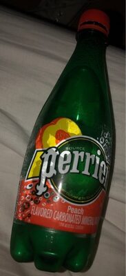 Peach Flavored Carbonated Mineral Water, Peach