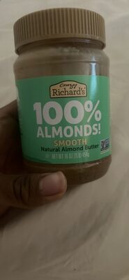Natural Almond Butter Creamy, Almond Butter