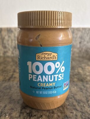 Creamy Natural Peanut Butter, Creamy