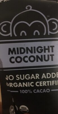 100% Cacao Midnight Coconut Chocolate Bar, Coconut