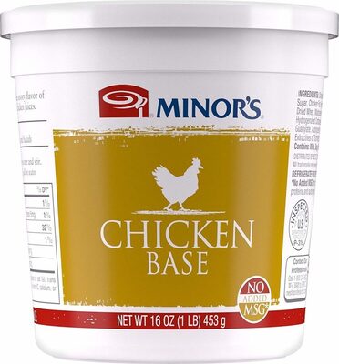 Minor's Chicken Base, No Added MSG, 1 Lb Cup