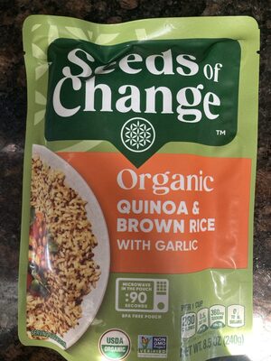 Organic Quinoa & Brown With Garlic Rice