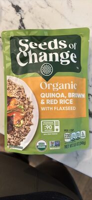 Organic With Flaxseed Quinoa, Brown & Red Rice