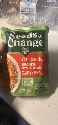 Organic Spanish Style With Quinoa Peppers & Corn Rice 