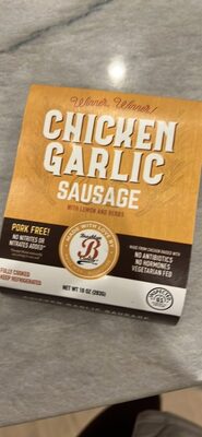 Chicken Garlic Sausage, Chicken Garlic