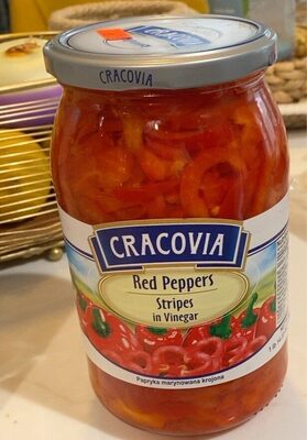 Red Peppers Pickled In Vinegar