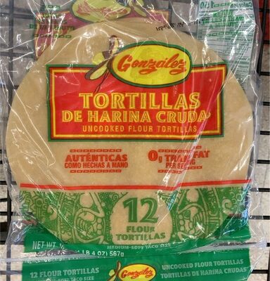 Uncooked Flour Tortillas